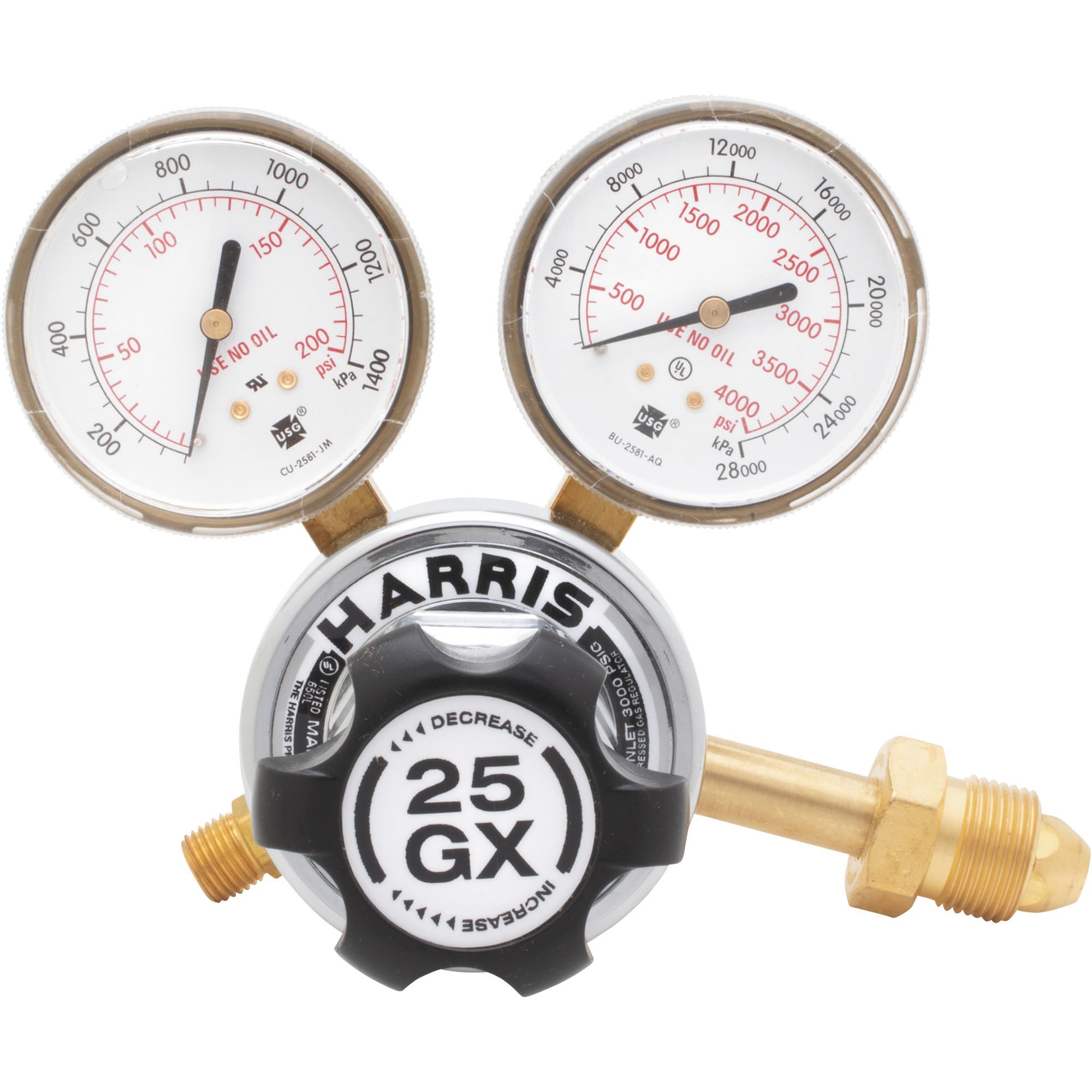 J.W. HARRIS, 3000540, 25-100C-580 REGULATOR: Gas Welding Equipment